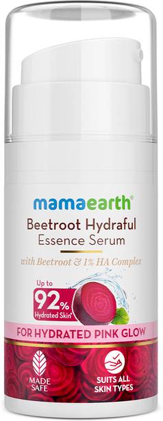 Mamaearth Beetroot Hydraful Essence Serum for Hydrated Pink Glow, Smooth & Plumping Skin