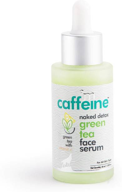 mCaffeine Hydrating Green Tea Face Serum for Glowing Skin with Hyaluronic Acid