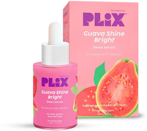 The Plant Fix Plix 3% Glycolic Acid Guava Serum For Glowing Skin & Gentle Exfoliation