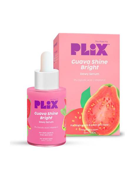 The Plant Fix Plix 3% Glycolic Acid Guava Serum For Glowing Skin & Gentle Exfoliation