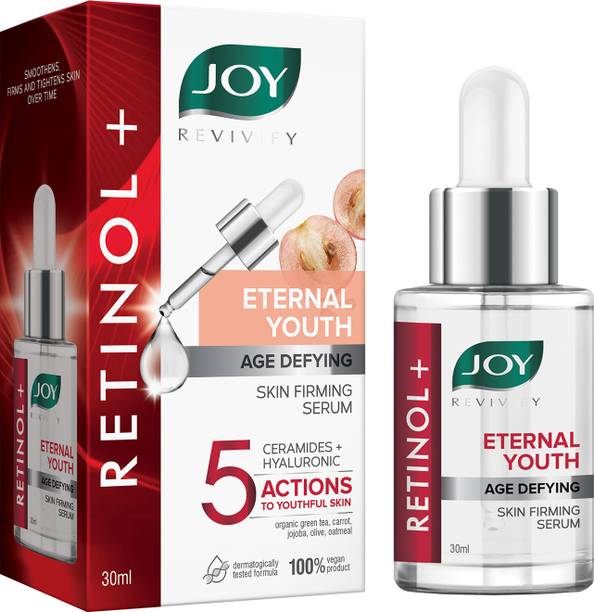 Joy Eternal Youth Age Defying Skin Firming Serum | With Ceramides+ Hyaluronic | 100 % Vegan | Face Serum for Glowing Skin