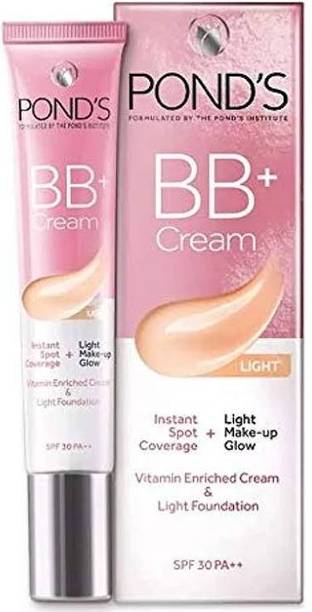 POND's BB+ Cream, Instant Spot Coverage + Light Make-up Glow, Ivory 9g X 2 (18G)
