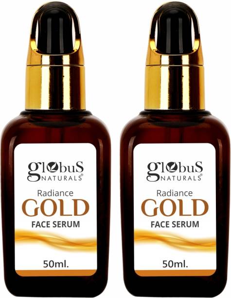Globus Naturals Gold Radiance Anti Ageing & Brightening Face Serum Set of 2