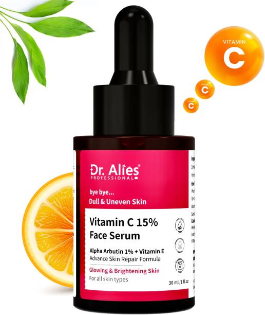 Dr. Alies Professional 15% Vitamin C Face Serum | Skin Brightening | Dark Spots | Anti-Aging face serum