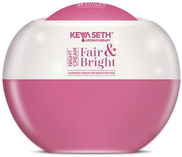 KEYA SETH AROMATHERAPY Fair & Bright Vitamin C & Niacinamide Night Cream for Glowing Skin, Men & Women