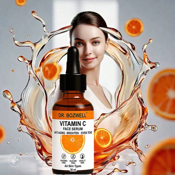 Dr.bozwell Vitamin C Face Serum for Glowing Skin, Skin Brightening Serum & Dark Circle