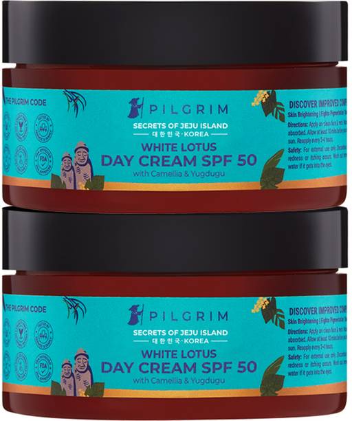 पिलग्रिम White Lotus Day Cream SPF 50 (Pack of 2)