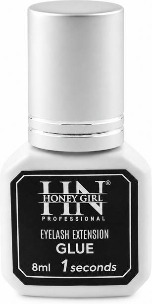 HONEYGIRL Eyelash Extension Glue, 1 Second Fast Drying Lash Adhesive for Eyelash