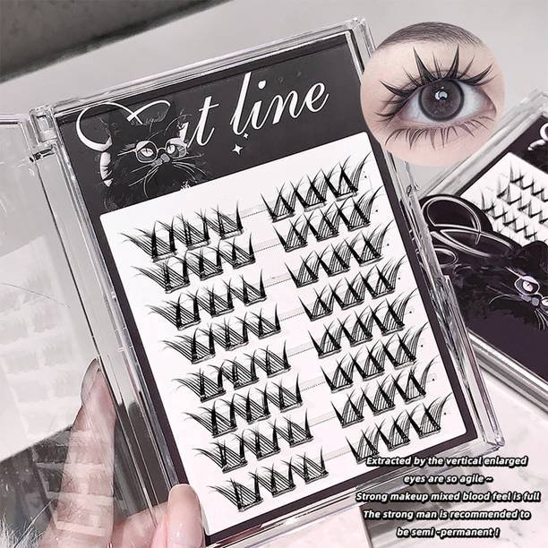 VONGEE Reusable Self Adhesive False Eyelashes for Natural Eye Makeup Look