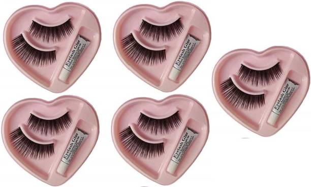 AFARAXIA False Thick Eyelash with Glue set of 5
