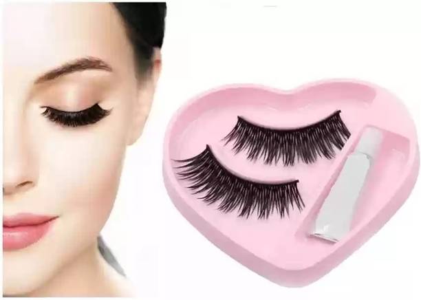 HUZURLU False-Fake Eyelashes With glue