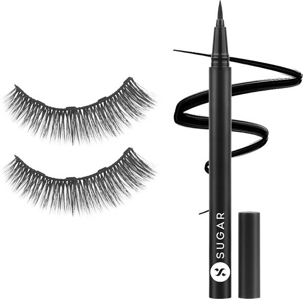 SUGAR Cosmetics Maximeyes Drama Magnetic Eyelashes & Eyeliner - 03 Melodrama