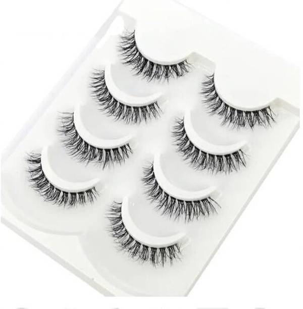 Bombay Vanity 4 Pairs False Eyelashes Set Natural 3d Fake Eyelash (Wispy)