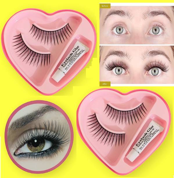 alku BONJOUR False-Fake Eyelashes With Glue Set Natural