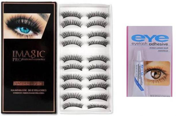 glam more l02 false eyelashes and free eyelashes glue