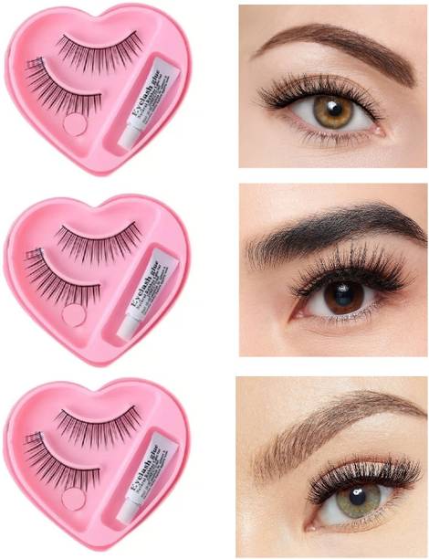 GULGLOW99 False Eyelashes for Pretty Eye Makeup with Glue