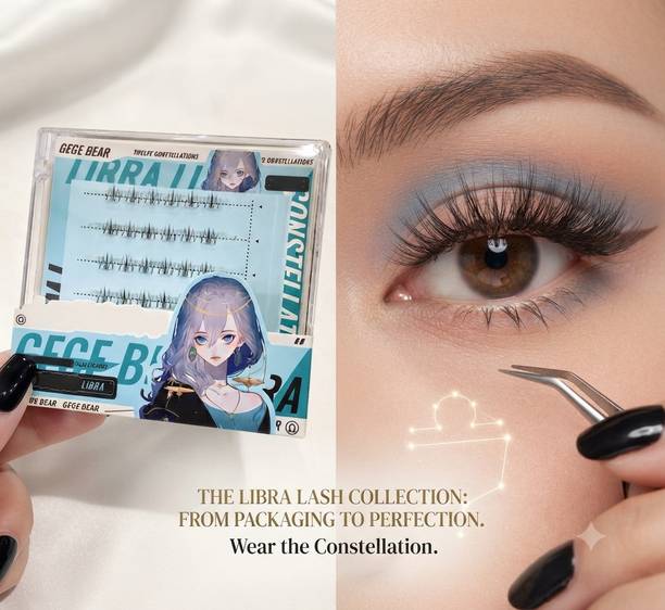 VONGEE Self Adhesive False Eyelashes with Soft Lightweight Fibers for Eye Makeup