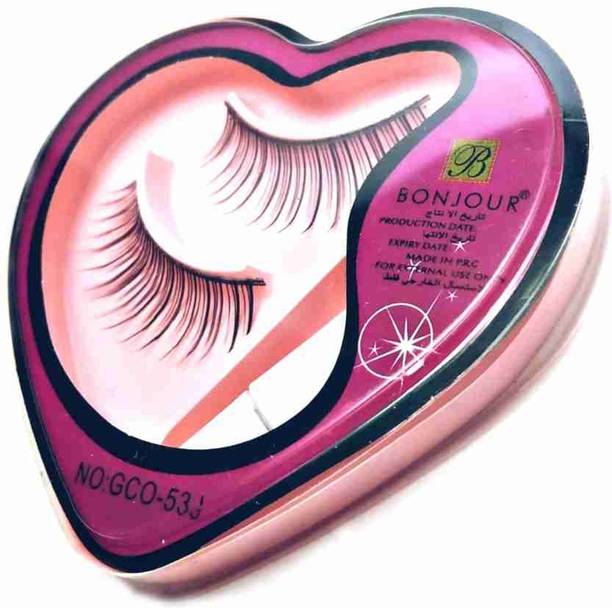 WB False-Fake Eyelashes With Glue Set Natural (Pack of 2) (Pack of 2)