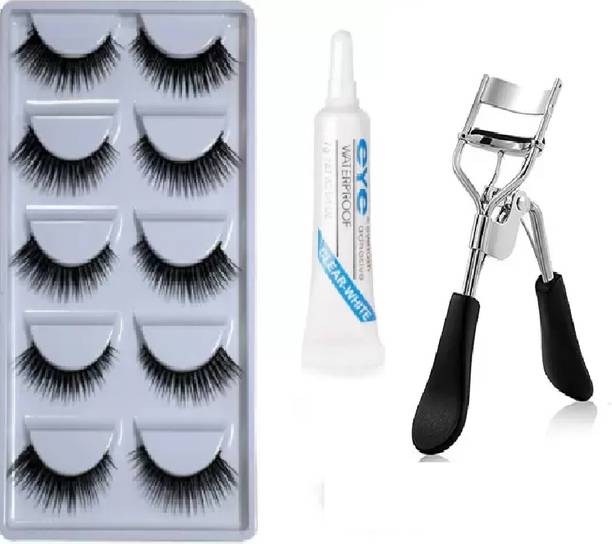 Mehaay cosmetics False eyelashes + Eyelashes glue + Eyelashes curler