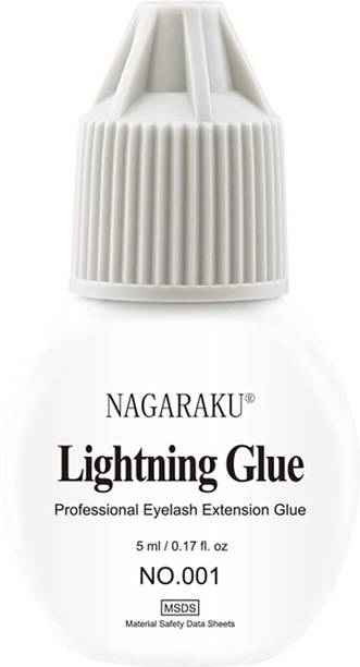 Nagaraku Eyelash Extension Black Glue Eyelash Extension Glue Low Smell Fast Dry 0.5-1S