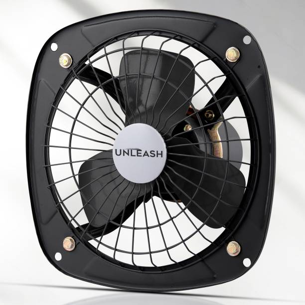 unleash Aero 9 inch (230 MM) Metal Exhaust Fan For Kitchen, Bathroom, Home & Industries 230 mm Energy Saving 5 Blade Exhaust Fan