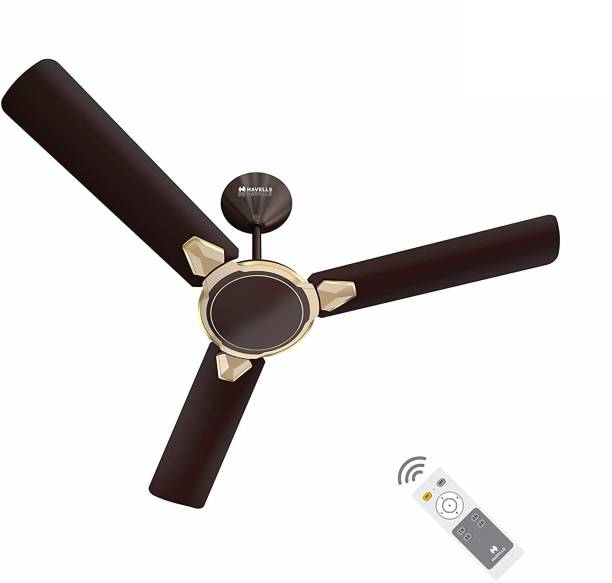 HAVELLS Equs BLDC 1200 mm BLDC Motor with Remote 3 Blade Ceiling Fan