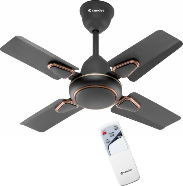 Candes Brio Turbo with Remote 600 mm Anti Dust 4 Blade Ceiling Fan