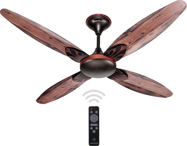 ACTIVA Lotus 5 Star 1200 mm BLDC Motor with Remote 4 Blade Ceiling Fan