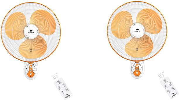 HAVELLS Platina BLDC with 2 Year Warranty BLDC Motor with Remote 400 mm Wall Fan