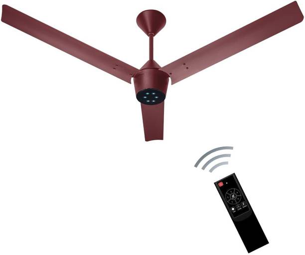 LUKER JVLuker USA Radial 1200MM BLDC Ceiling Fan with Remote Magic-Red-Magic-Red-Black with 3 Year Warranty 1200 mm Ceiling Fan