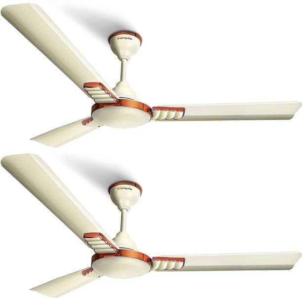 Longway Wave | Ultra High Speed | Energy Efficient | Anti Dust with 2 Year Warranty Ultra High Speed 1200 mm Ceiling Fan