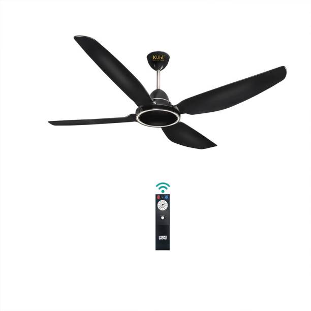 KUHL Brise E4 Stylish Power Saving 5 Star 1400 mm BLDC Motor with Remote 4 Blade Ceiling Fan