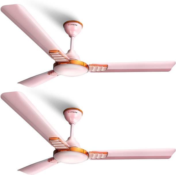 Longway Wave | Ultra High Speed | Energy Efficient | Anti Dust with 2 Year Warranty Ultra High Speed 1200 mm Ceiling Fan