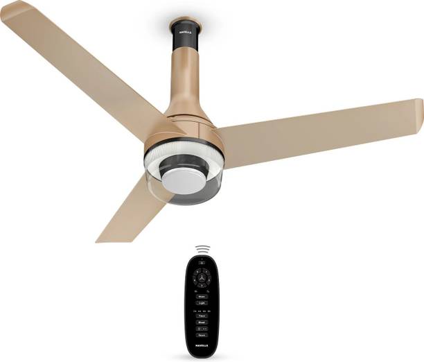 HAVELLS Crista Underlight|Remote Controlled| IoT Enabled|Alexa & Google Home Compatible with 2 Year Warranty BLDC Motor 1200 mm Exhaust Fan