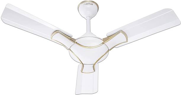 ACTIVA Corolla 36 Inch Pearl Ivory 900 mm 3 Blade Ceiling Fan
