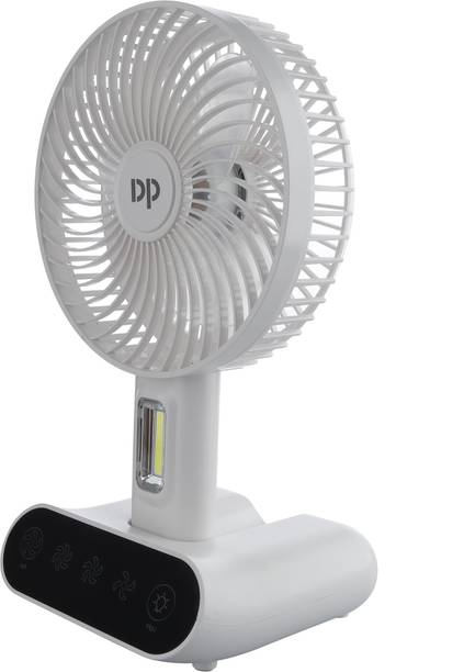 Dp 7624 (RECHARGEABLE TABLE FAN) 3000mAh Battery, Double-mode Power Supply USB Fan