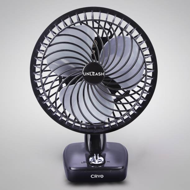 unleash CRYO 230 MM HIGH SPEED 9 INCH TABLE FAN FOR HOME 230 mm Energy Saving 3 Blade Table Fan