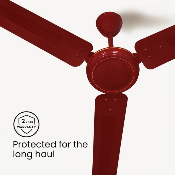 Crompton SUREBREEZE GALLOP HIGH SPEED 1 Star 1200 mm 3 Blade Ceiling Fan  (LUSTER BROWN | Pack of 1)