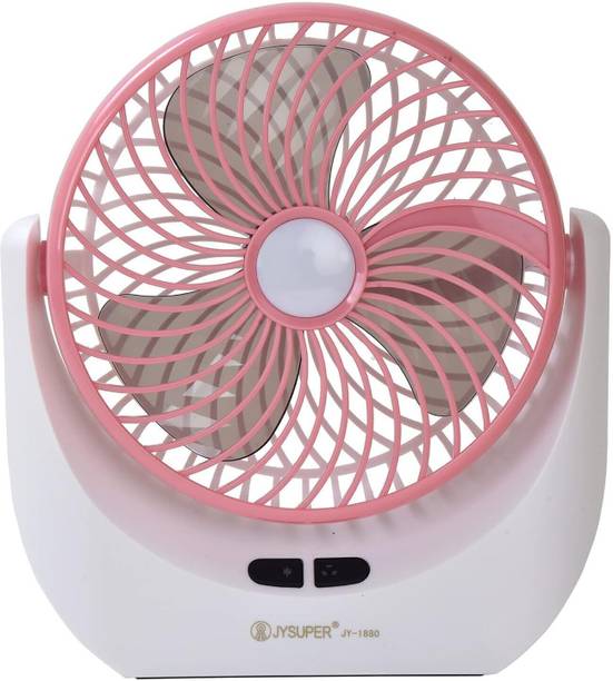 Lalson's High Speed Rechargeable Table Fan with LED Light, For Home, Office, Kitchen 5 Star 1400 mm 3 Blade Table Fan