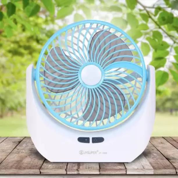 Lalson's High-Quality Powerful Rechargeable Table Fan with LED Light, Table Fan for Home, Table Fan for Office Desk, Table Fan High Speed, Table Fan For Kitchen USB Fan