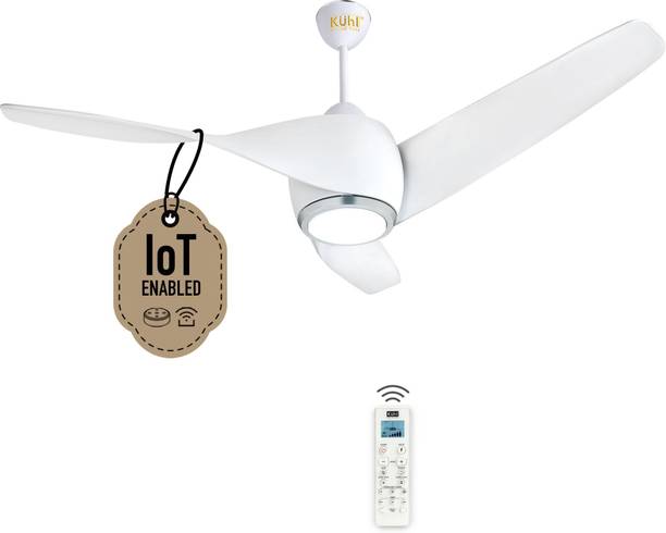 KUHL Twist L3 1320mm 65% Power Saving BLDC Ceiling Fan|BEE 5 Star Rated & ISI Marked with 2 Year Warranty BLDC Motor with Remote 1320 mm Ceiling Fan