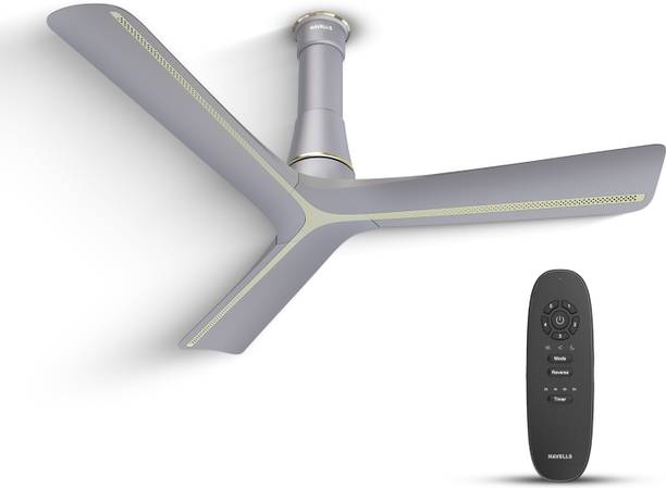 HAVELLS Inveno LX|Remote Controlled|Telescopic Canopy|Reverse Rotation|Low Noise|3 Modes with 2 Year Warranty BLDC Motor 1200 mm Ceiling Fan