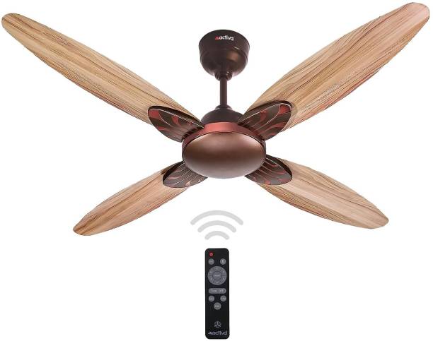 ACTIVA Lotus 5 Star 1200 mm BLDC Motor with Remote 4 Blade Ceiling Fan
