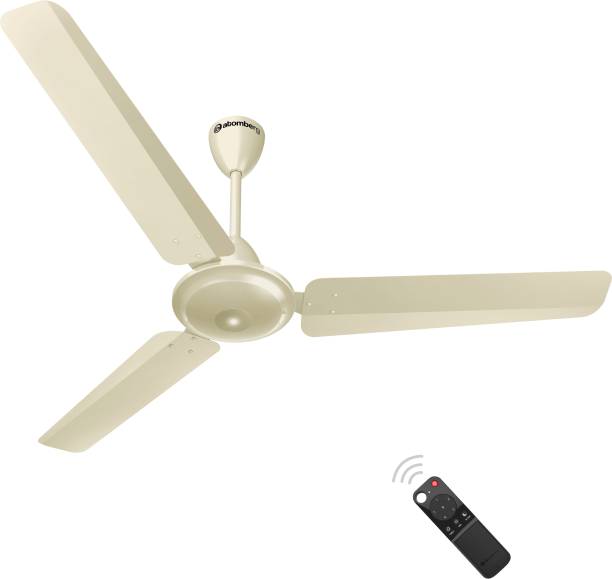 Atomberg Ameza Ceiling Fan 1200mm Ivory 5 Star 1200 mm BLDC Motor with Remote 3 Blade Ceiling Fan