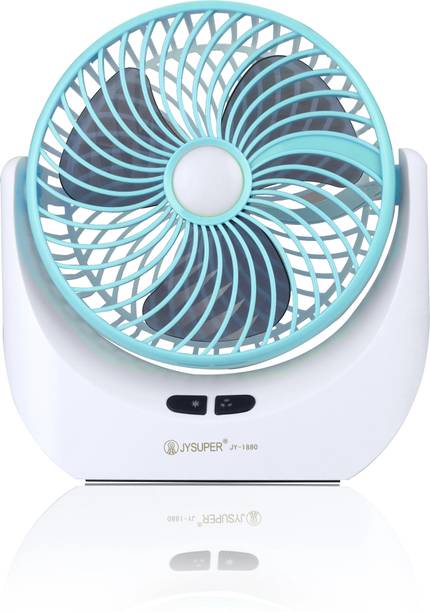 Terviiix High Speed Rechargeable Table Fan with LED Light, For Kitchen, Office, Home with 1 Year Warranty Ultra High Speed 1400 mm Table Fan