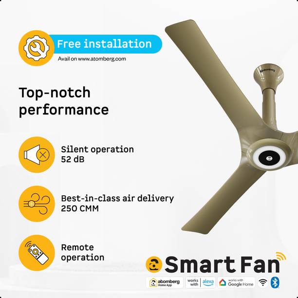 Atomberg Aris Starlight 5 Star 1200 mm 3 Blade Ceiling Fan