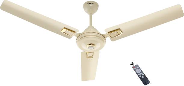 AIRELEC Gloria Deco 28W with Remote Ivory 5 Star 1200 mm BLDC Motor with Remote 3 Blade Ceiling Fan