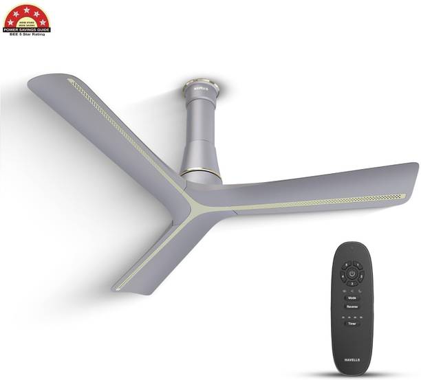 HAVELLS Inveno LX BLDC ABS Aerodyanamic Blades with 2 Year Warranty BLDC Motor with Remote 1200 mm Ceiling Fan