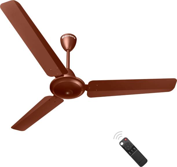 Atomberg Ameza Ceiling Fan 1200mm Brown 5 Star 1200 mm BLDC Motor with Remote 3 Blade Ceiling Fan