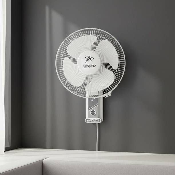 Vinerov Tango 12''HS | 90° Oscillation | 45° Tilt Support | 2200+ RPM | Home & Office with 1 Year Warranty Ultra High Speed 300 mm Wall Fan